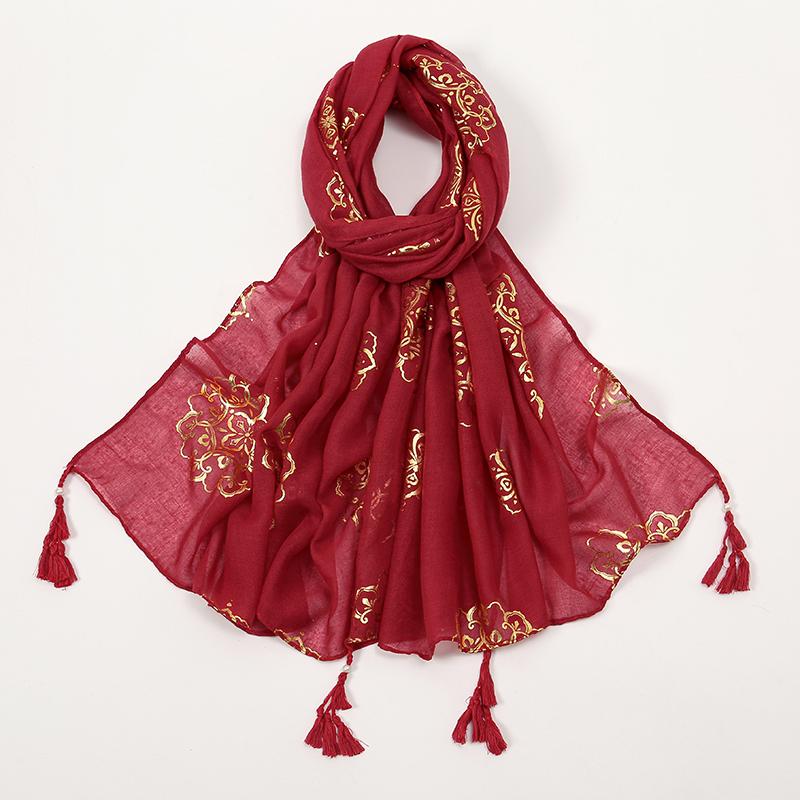 

Новый Золотой Блестящий Мерцающий Хлопковый Хиджаб Шарф Женский Исламский Шарф Мусульманские Женские Жатые Шарфы Головной Платок Обмотки Рамадан Абая Тюрбаны