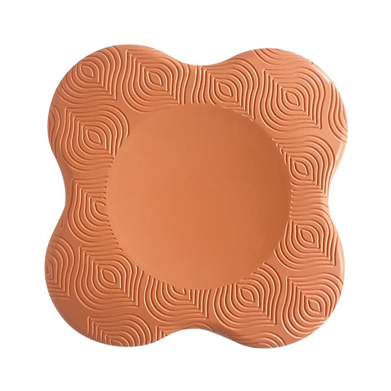 PU Yoga Knee and Plank Support Pad - Slow Rebound, Non-Slip Fitness Mat