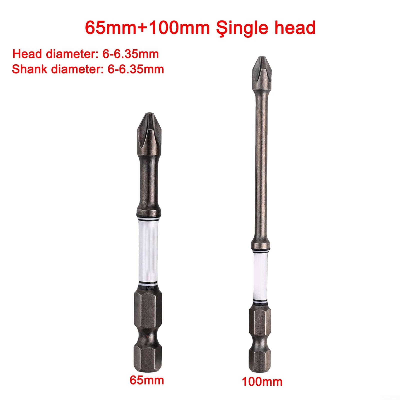 

Мм Мм Шестигранная ручка из легированной стали Магнитная двухголовая отвертка Бита