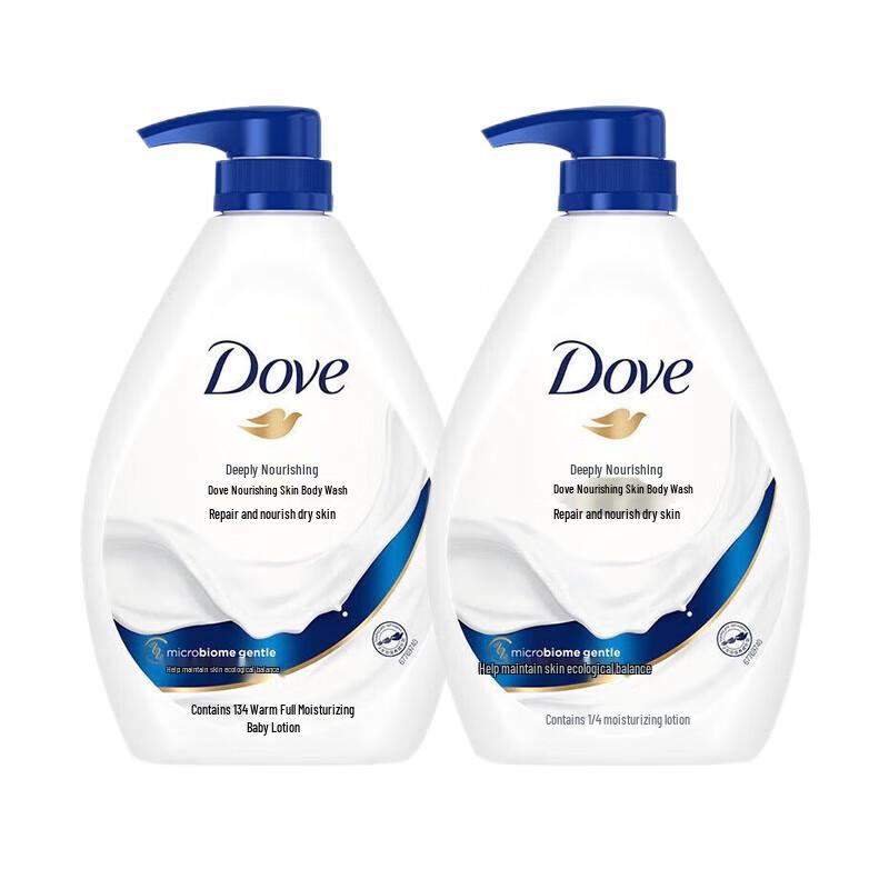 

Dove Deeply Nourishing Shower Gel 550ml Duo Pack