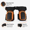 Heavy Duty Knee Pads 1 Pair Adjustable Anti Slip Work Knee Protectors Soft Foam Padding for Construction Flooring Gardening Jobs
