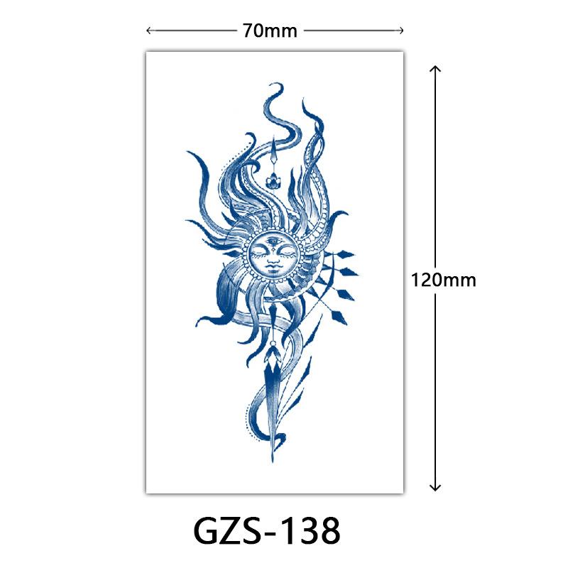 Herbal Juice Tattoo Sticker, Back Of Hand Juice Semi-Permanent Tattoo Sticker, Sweat-Proof Tattoo