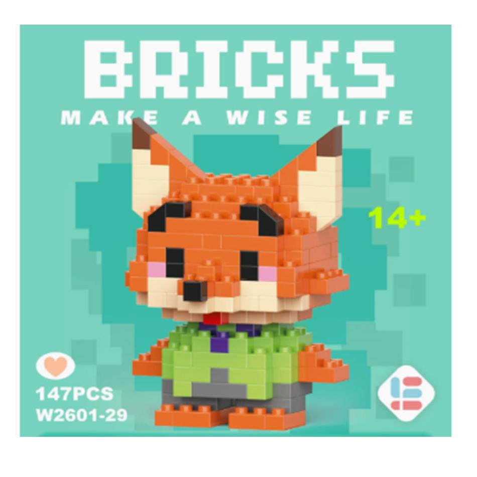 Anime Princess Building Blocks Stitch Mickey Mouse Mini Action Toy Figures Blocks Toys Bricks Assemble Toys Kids Gifts