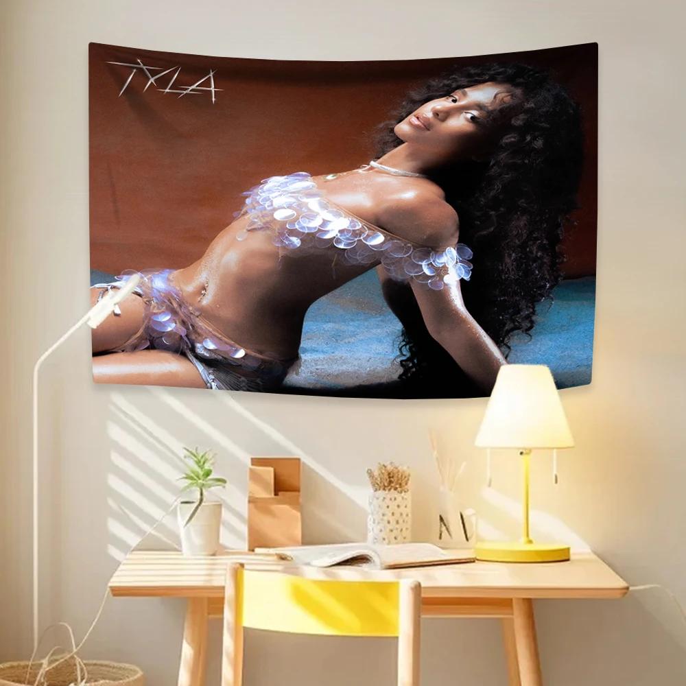 

South Africa Singer American Flag Tapestry Pop Music Album Home Decor Bedroom Dormitory Party Backdrop Concert Decor Fans Gift 74x94cm(29x37in)
