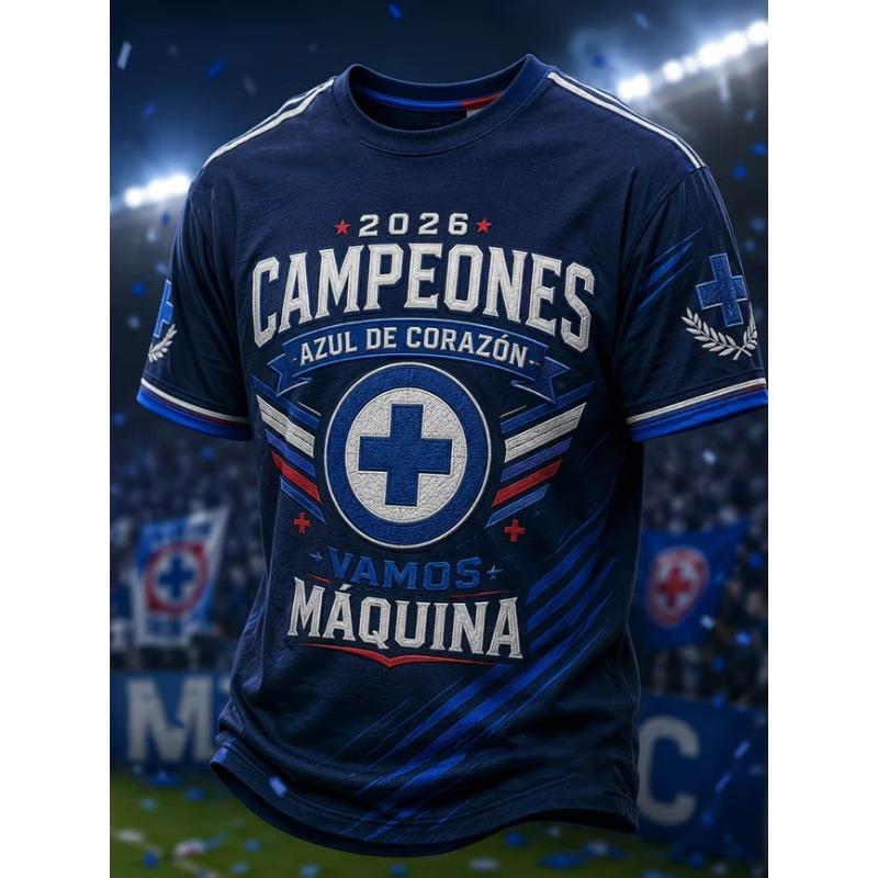 Moda Uomo T-shirt da Uomo Stampata 3D Girocollo Manica Corta Trendy Streetwear