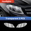 For Mercedes Benz AMG GLE 43 63 2015- TPU Headlight Anti-Scratch Transparent Modification Color Changing Protective Film