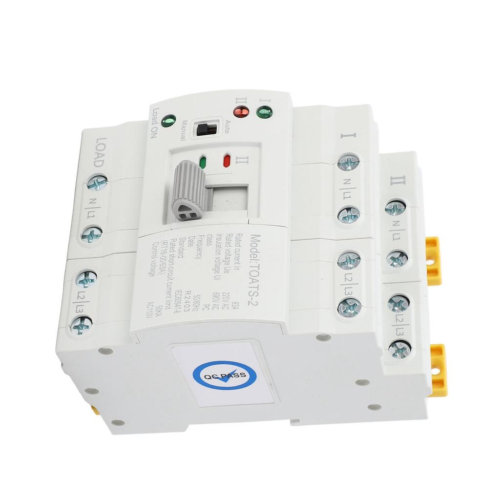 Dual Power Automatic Transfer 4P Generator Transfer Changeover 32A for Control