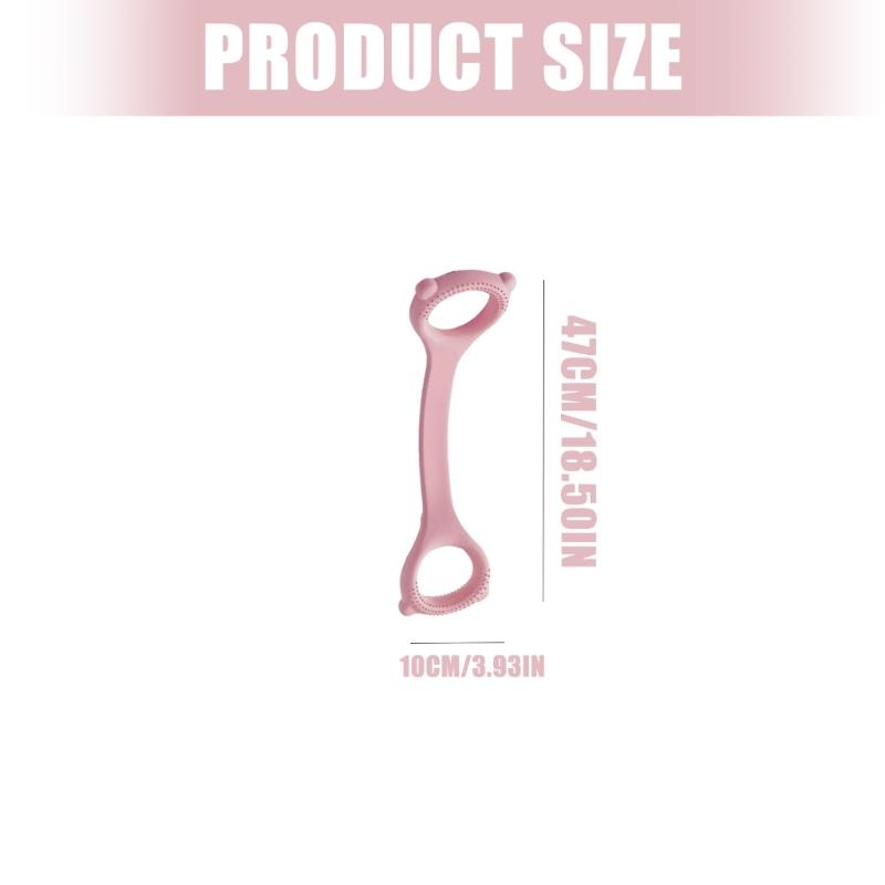 High Elastic TPE Yoga Belt For Shoulder Back Stretching Gym or Office Home Use 8-Shaped Resistance Band