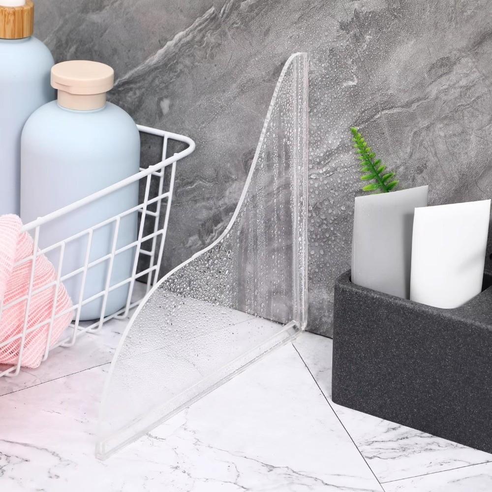 Acrylic Bathtub Splash Guard Easy Install Transparent Water Baffle Plate Self-Adhesive Waterproof Washbasin Sink Baffle Shower