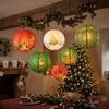 Xmas Decoration Christmas Paper Lantern DIY Festival Lanterns Folding Lantern Ball  Party Supplies