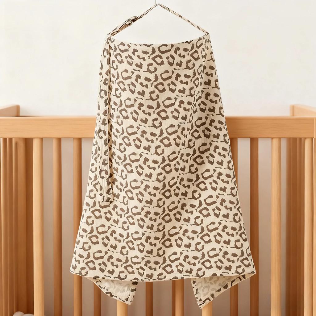 Breastfeeding Nursing Cover Soft Baby Feeding Cloth Multi-Use Privacy Breast Feeding Blanket Essential for Discreet Baby Feeding