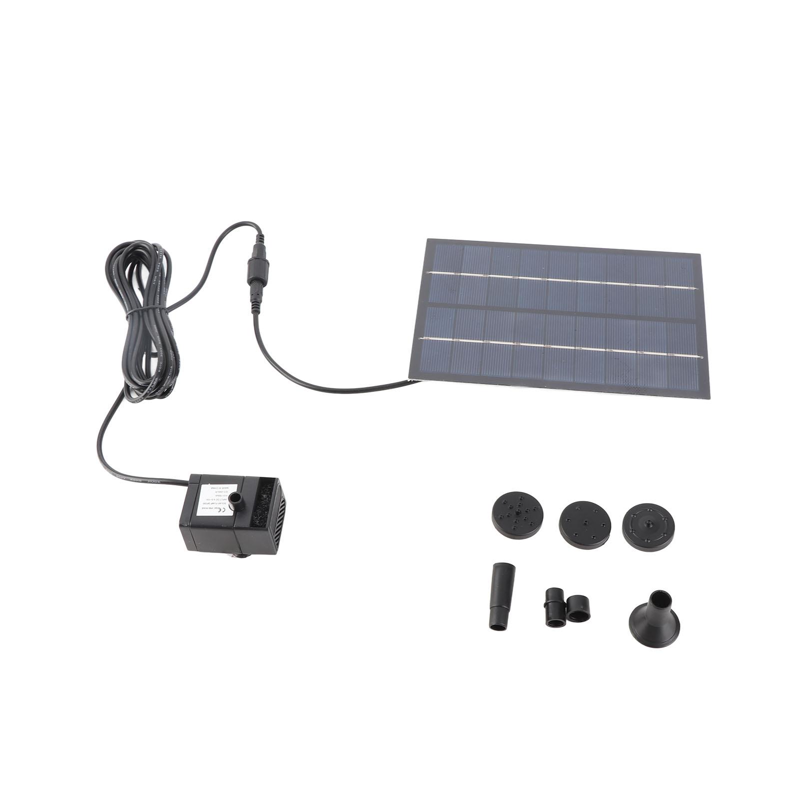 

Decdeal Solar-Powered Pump Solar Panel Solar Pump For Rain Barrel Solar Pump With Battery Backup