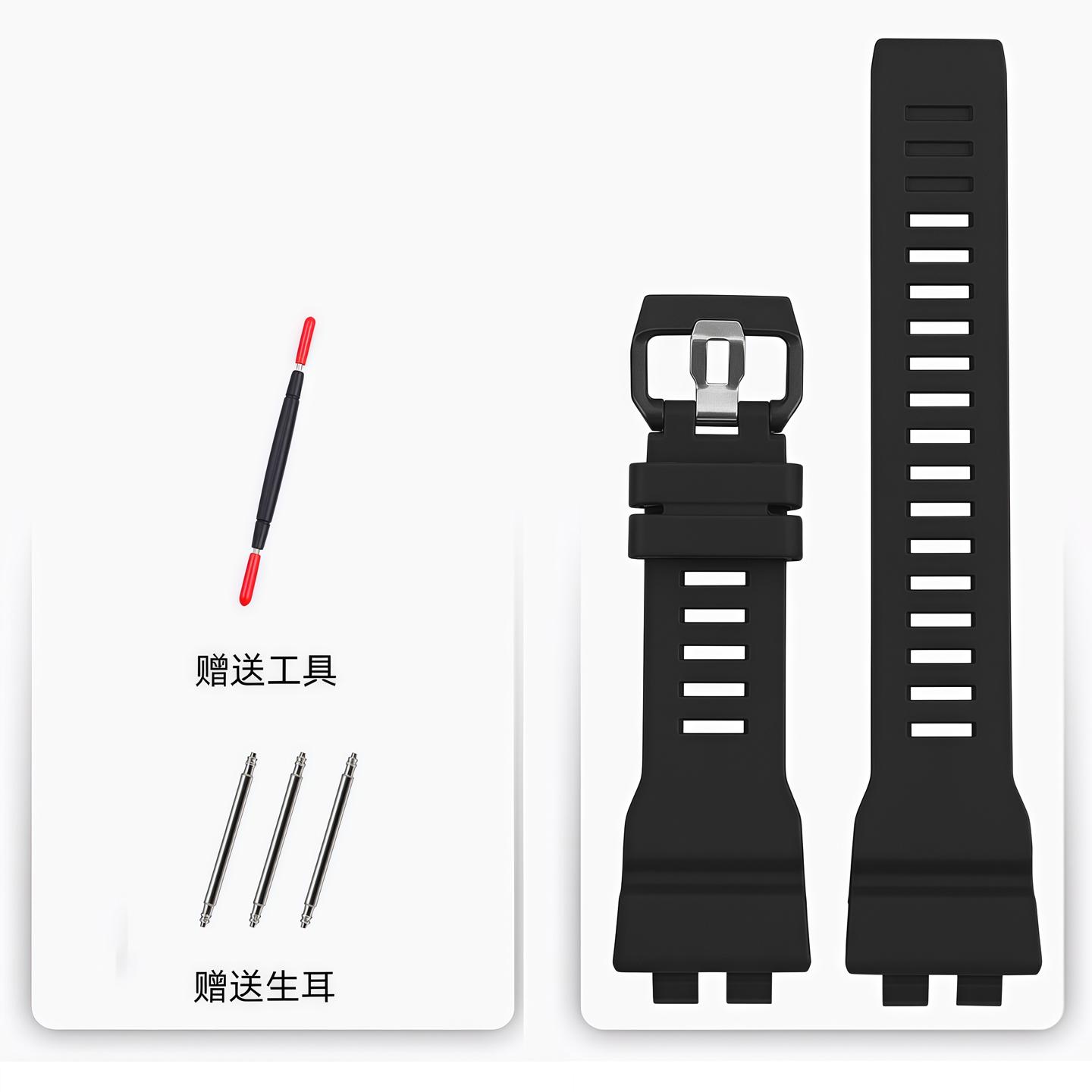 

Resin silicone Strap For Casio G-shock 5554 GBD-800 GBD-800-2/-7 GBA-800 GBA-800uc Multi Color watchband men Watch Accessories чёрный