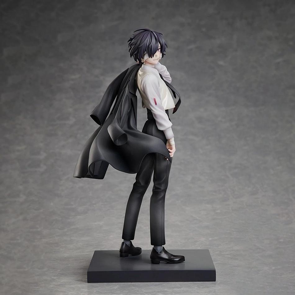 22cm Bungo Stray Dogs Nakahara Chuya Figure Dazai Osamu Action Figures Noodles Press Model PVC Collectible Toys Birthday Gifts