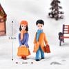 New Lovers Figures Couple Miniature Home Decor People Boy Girl Model Princess Fairy Gnome Valentine's Day Gift Dollhouse