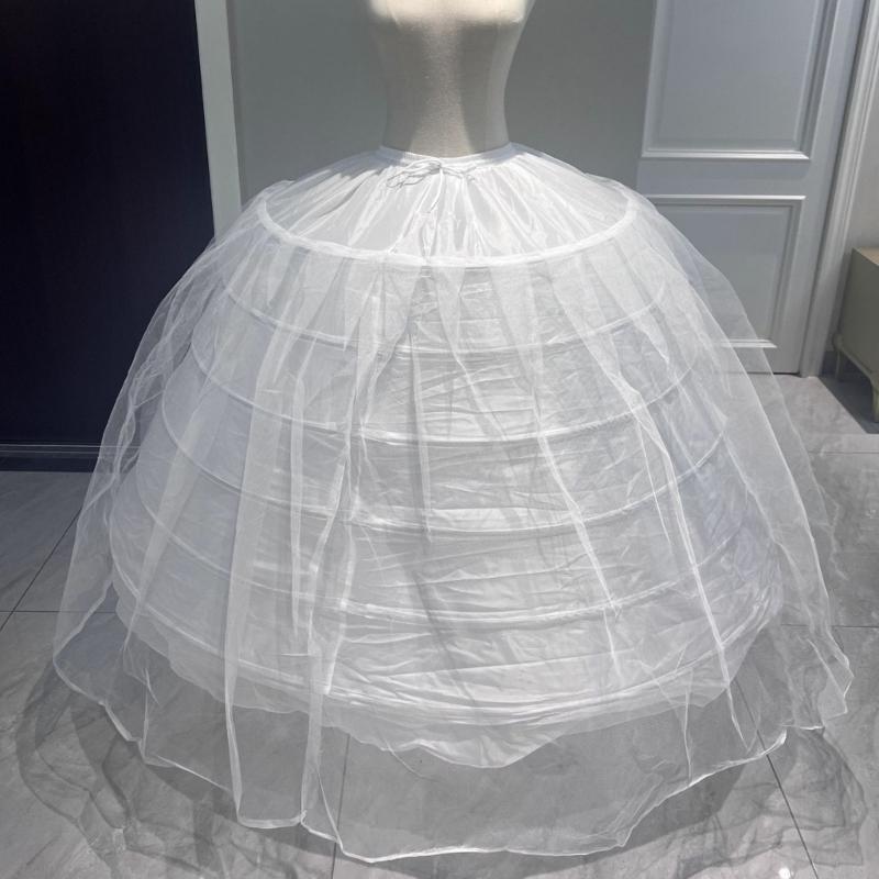 Crinoletta a vita regolabile con design a 6 cerchi Sottogonna in tulle per personalizzare il comfort su vari tipi di corpo della sposa