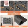 Pet Feeding Mat - Absorbent Pet Mat For Food And Water Bowls, Quick Drying Water Dispensing Mat With Waterproof Rubber Sole
