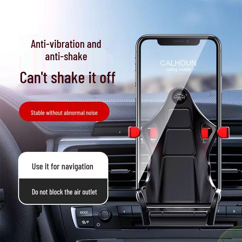 Best-Selling Car Racing Seat Phone Holder - Stable Air Vent Clip Navigation Bracket