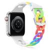 Silikonarmband für Apple Watch Band 45mm 44mm 40mm 41mm 42mm 49mm atmungsaktives Armband correa iWatch Ultra Serie 8 7 6 5 4 SE