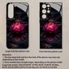 Dark Night Lotus Glow Pattern 2D Phone Case for Samsung S26 S25 S24 S23 S22 S21 S20 A55 A54 A53 Tempered Glass Protective Cover
