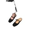 Chaussures simples Mary Jane pour femmes nouvelles chaussures printemps et été 2024 tempérament à semelle plate bout rond demi-pantoufles françaises extérieures demi-plateau