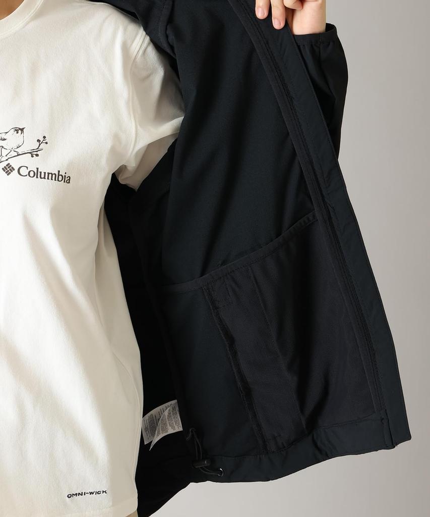 Heather Canyon II Hooded Softshell WR7324 Black Size S [Columbia]