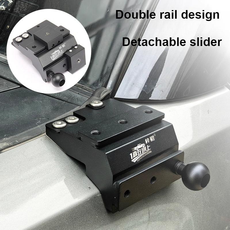 For Jetour T2 A-Pillar Dual Lamp Quick-Release Bracket Hood Auxiliary LED Spotlight Bracket Modification Accessory