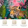 1 Piece Of Exquisite Leopard Shower Curtain, Woven Fashion Theme, Suitable For All Season Bathroom Decoration, Bathroom Curtain