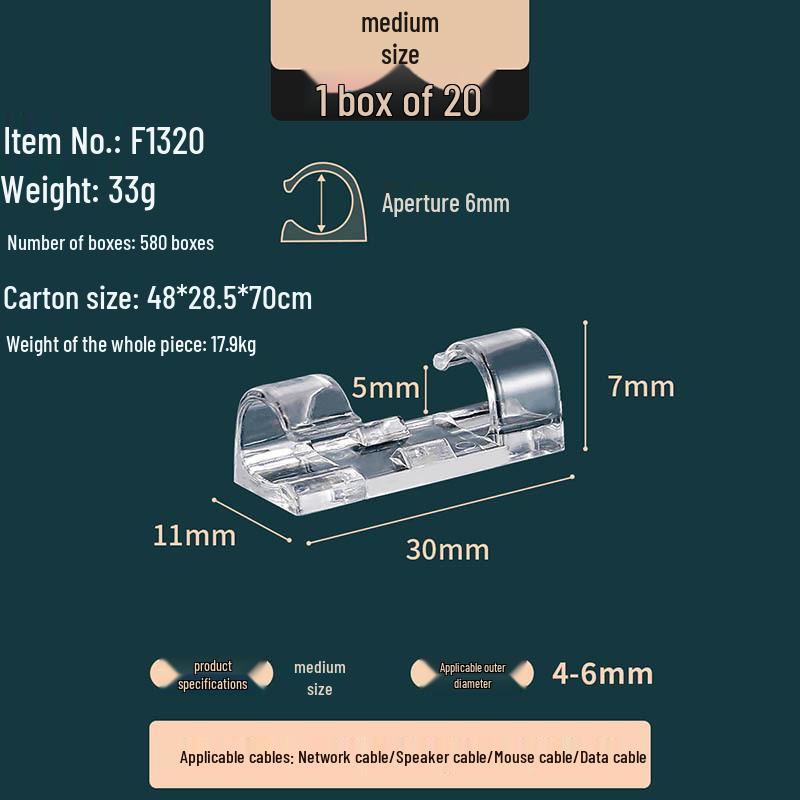 

Самоклеящиеся зажимы-органайзеры для кабелей - Не оставляют следов, Безнадежное управление проводами
