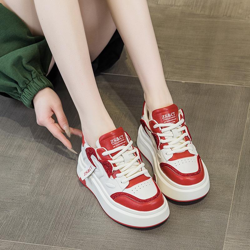 9979 leather high-top shoes children's new versatile autumn and winter platform sports and leisure shoes