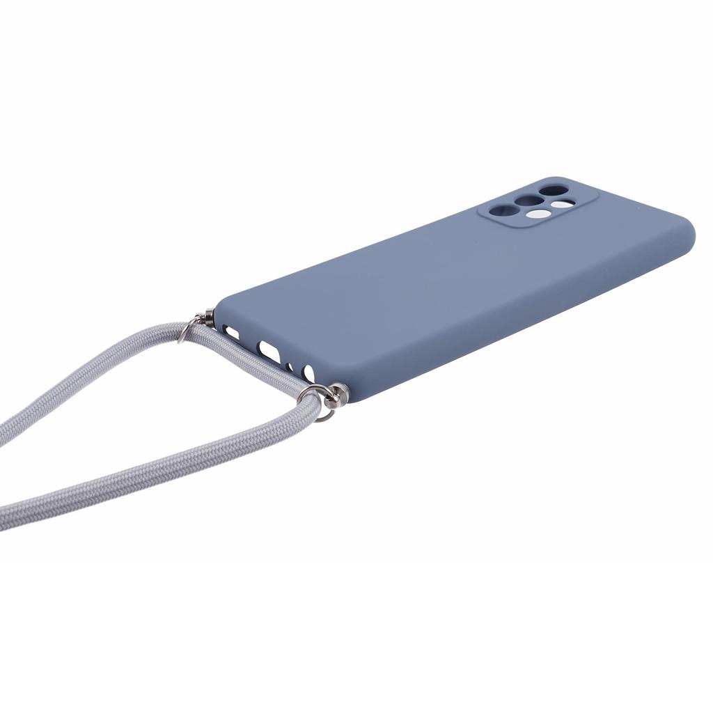 For Samsung Galaxy A23 4G/A23 5G (Global versjon) Etui Gummibelagt Telefondeksel med Lang Lanyard