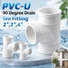 Corrosion-Resistant 3-Way Drainage Pipe Fittings 2",3",4" Drain Pipe Joint  Pipeline Accessories