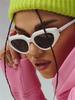 Vintage Oversized Cat Eye Sunglasses Women Brand Designer Fashion Punk Cateye Sun Glasses Eyewear Shades Trend Glasses