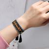 European-American Style Handwoven Lace Bracelet - Women's Fashion, Adjustable Letter Design