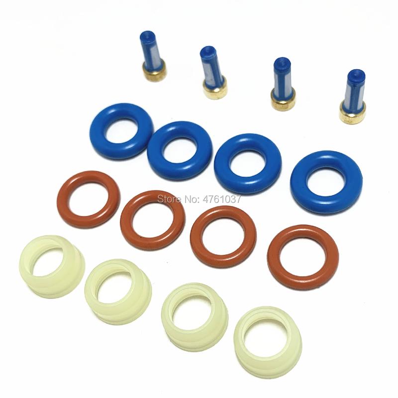 Fuel Injector Repair Kits 4 Kits For Part 12580681 17113553 25320288 25364984 FJ10065 FJ10067 FJ315 (AY-RK410 AY-RK411)