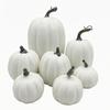 8 Pieces Assorted Artificial Pumpkins Decorative with Faux