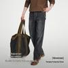 NVG·YOUNG Men's Retro Washed Loose Straight Jeans