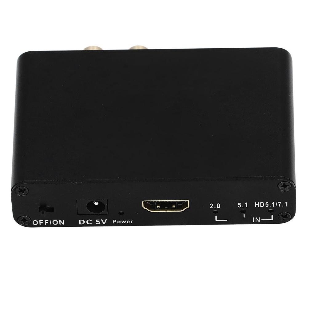 EARC Audio Converter ARC To RCA Analog Stereo High Definition Multimedia Interface Extractor