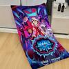 Cartone Animato H-Hazbin H-Hotels Anime Anime Asciugamano da Spiaggia per Nuoto Morbido Assorbente Panno Lavabile Regali per Bambini Per Bambini Viaggio Campeggio