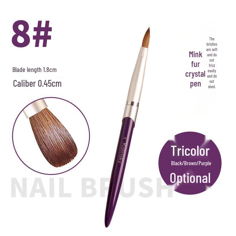 

Трансграничная ручка-кристалл для нейл-арта из чистого меха норки для рисования и лепки