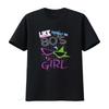 Womens Vintage 80S Girl Retro Fashion Throwback Culture Party Lover T Shirt Black Medium Vintage Washed Fashion Graphic