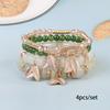 Bohemian Ethnic Wind Wing Pendant Multi-Layer Elastic Rope Beaded Bracelet Wing Pendant Bracelet