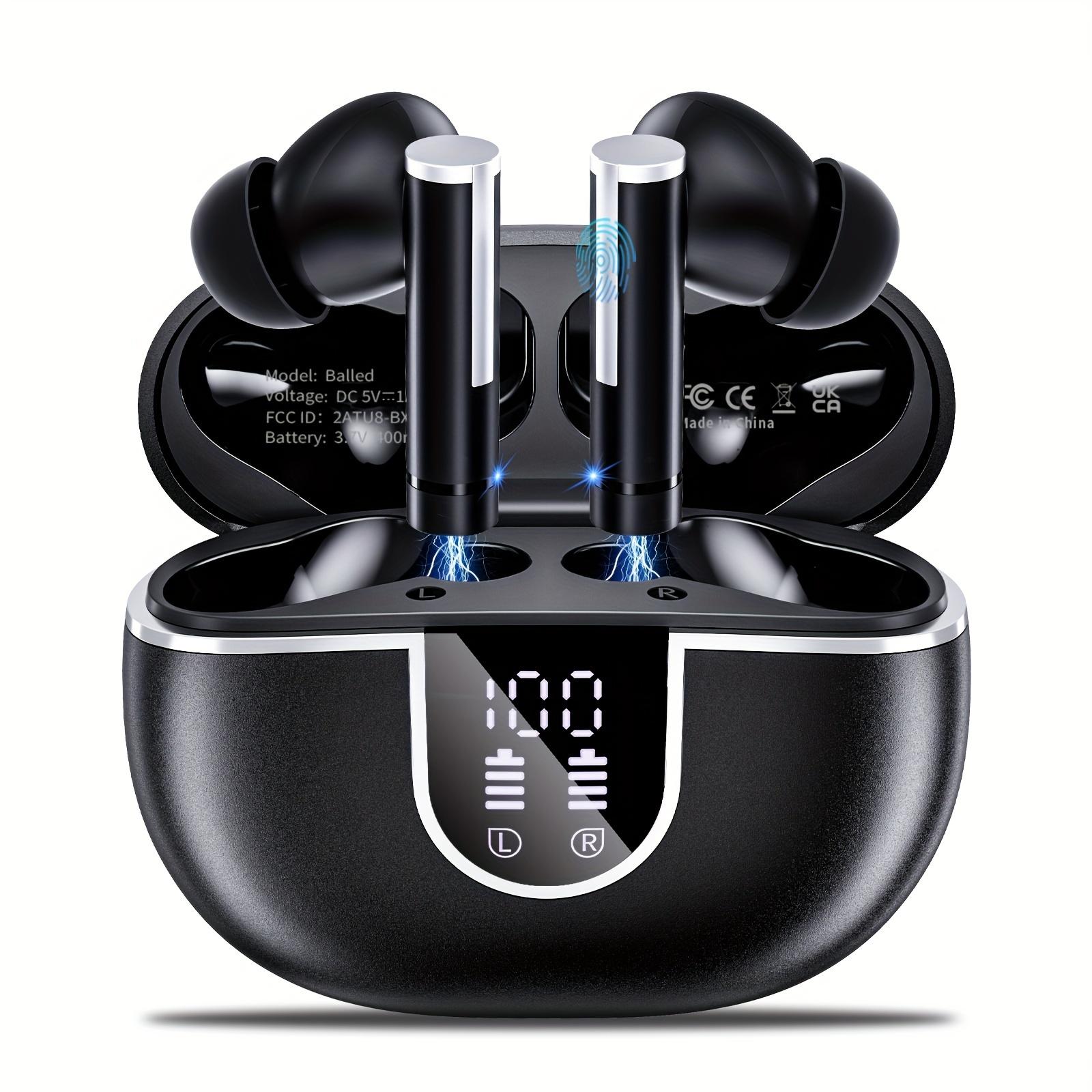 

high qualityWireless Earbuds Featuring a 40-Hour Battery Life with Charging Case, Equipped with Wireless 5.3 Technology, Powerful Bass, Ideal for чорний