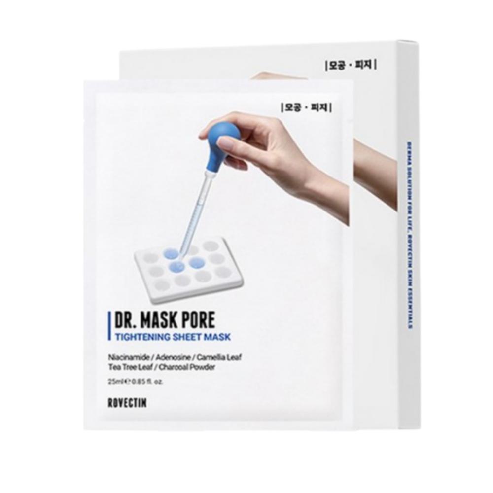 Rovectin Dr. Mask Pore Tightening Sheet Mask 5pcs
