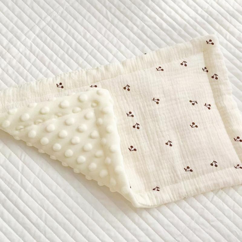 Infant Pillow for Newborns Cotton Baby Crib Accessory Nursery Decors Breastfeeding Support Cushion with Dotted Backing