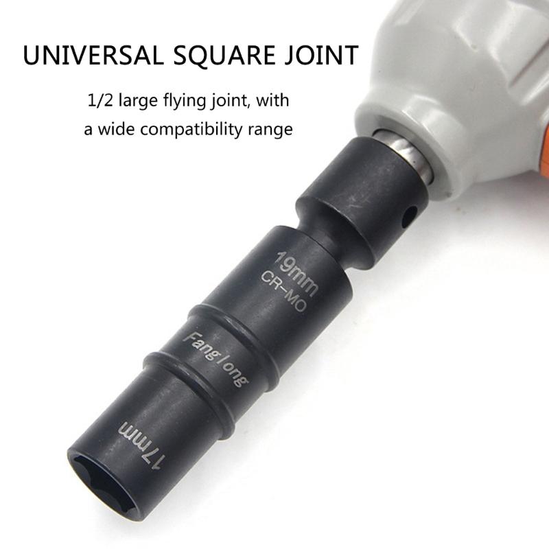 17/19mm 21/22mm Bi Directional Electric Wrench Socket Wheel Nut Wrench for Mechanics and Projects