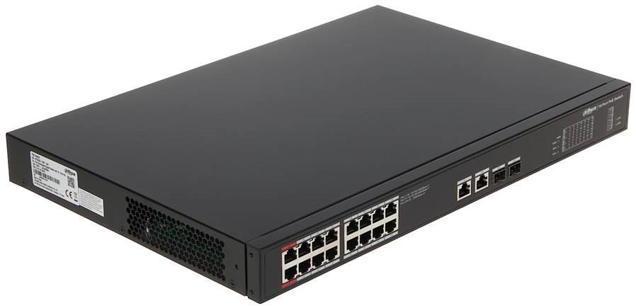 Switch|DAHUA|DH-PFS3220-16GT-240-V2|Type L2|Desktop/pedestal|2xSFP|PoE Ports 16|240 Watts|DH-PFS3220-16GT-240-V2