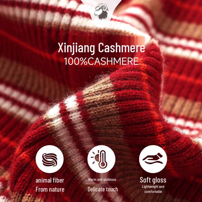 Zhaojun Women's Round Neck 100% Cashmere Cardigan