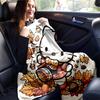 1pc Hello Kitty's Cozy Autumn Adventure Blanket, Soft and Warm Home Decorative Throw Blanket for All Seasons, Living Room, Travel, Camping, Car Blanke