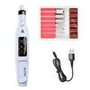 Portable USB Electric Nail Drill Machine with Multiple Drill Bits and Sanding Bands for Manicure and Pedicure Nail Care Tool Kit